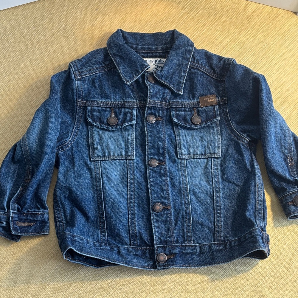 OshKosh B'gosh Dark Blue Denim Jacket for Kids 3T
